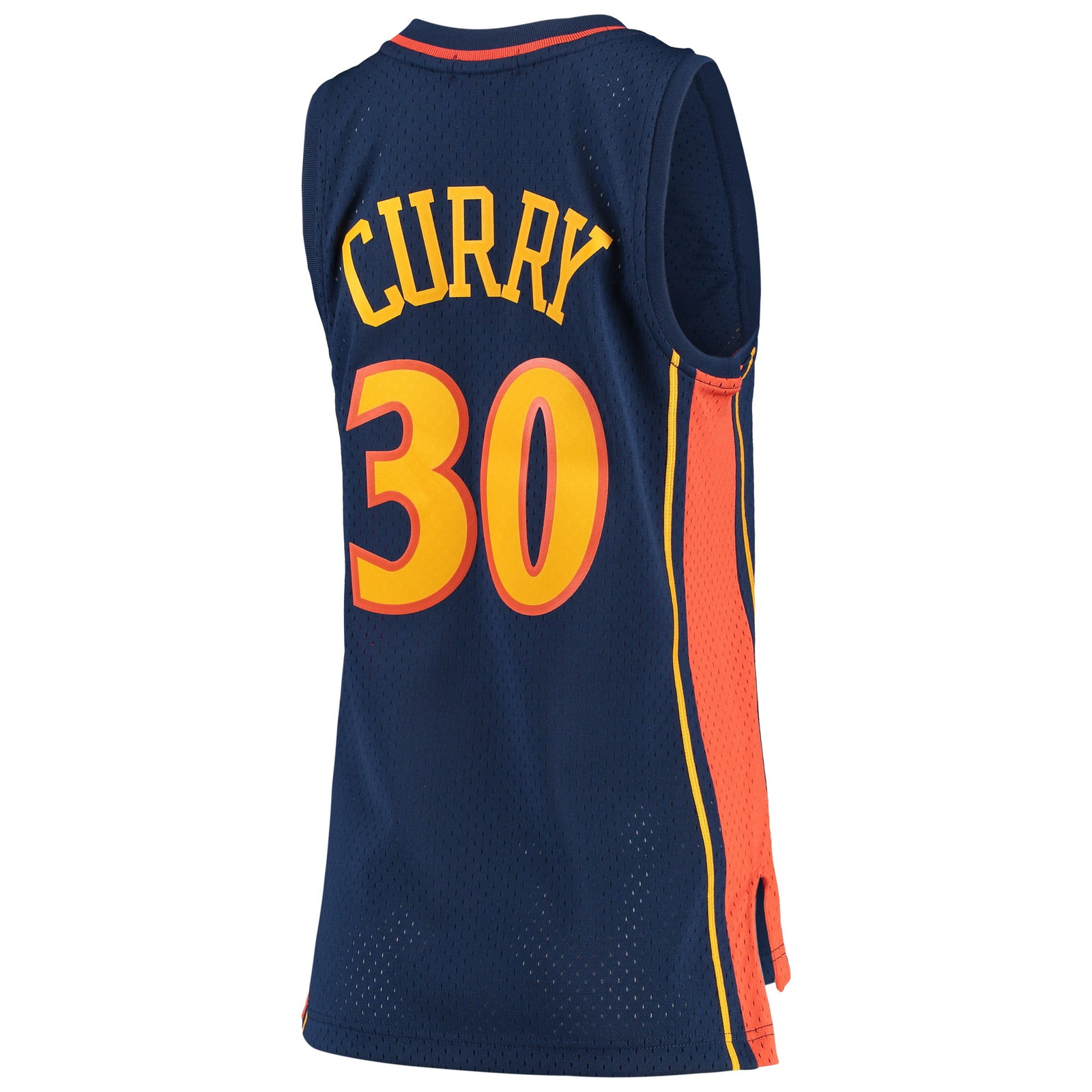 Stephen Curry Golden State Warriors Women's 2009-10 Hardwood Classics Swingman Jersey - back view