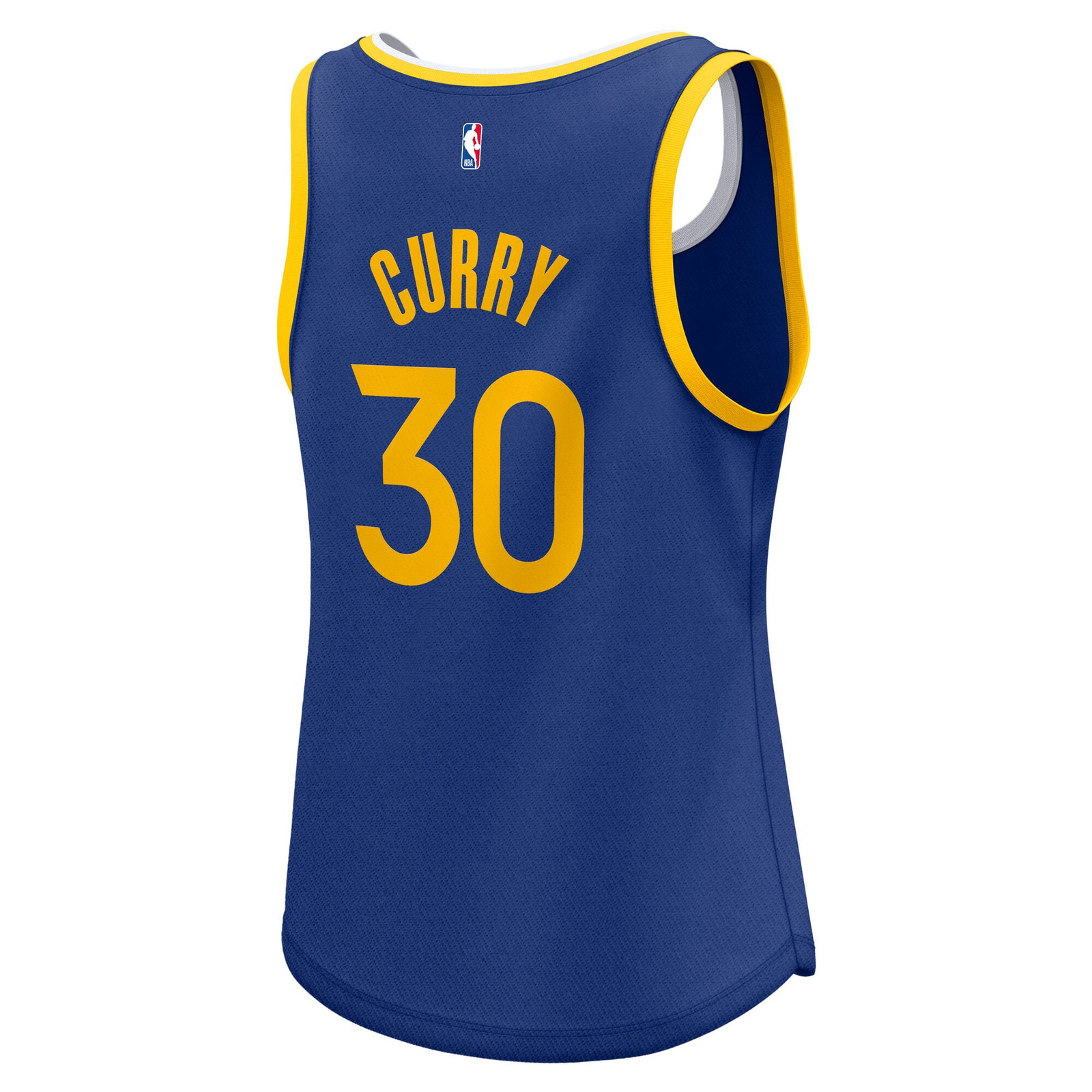 Stephen Curry Golden State Warriors Women's Fast Break Player Jersey Icon Edition Royal - back view