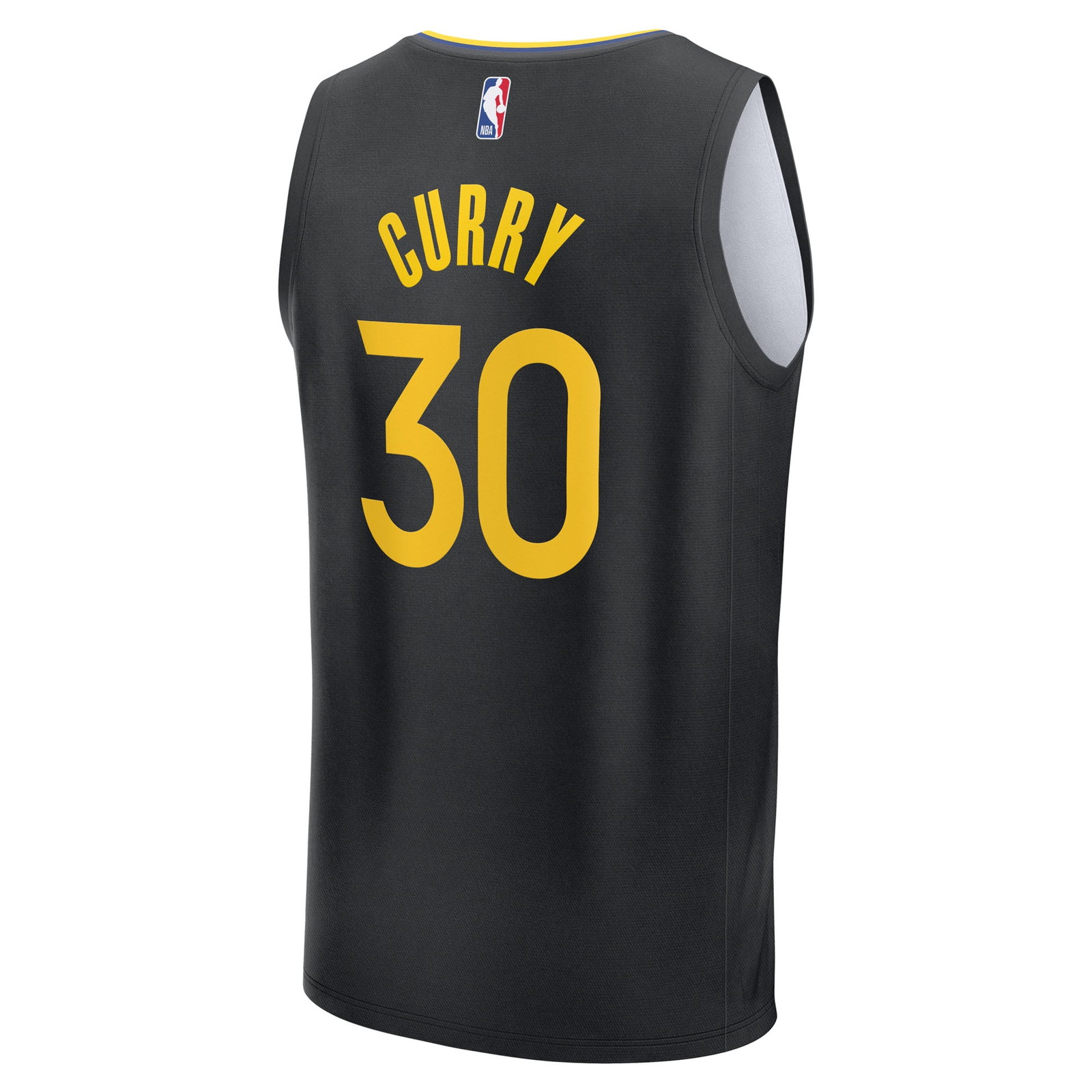 Stephen Curry Golden State Warriors Youth Fast Break Fan Version Player Jersey - back view