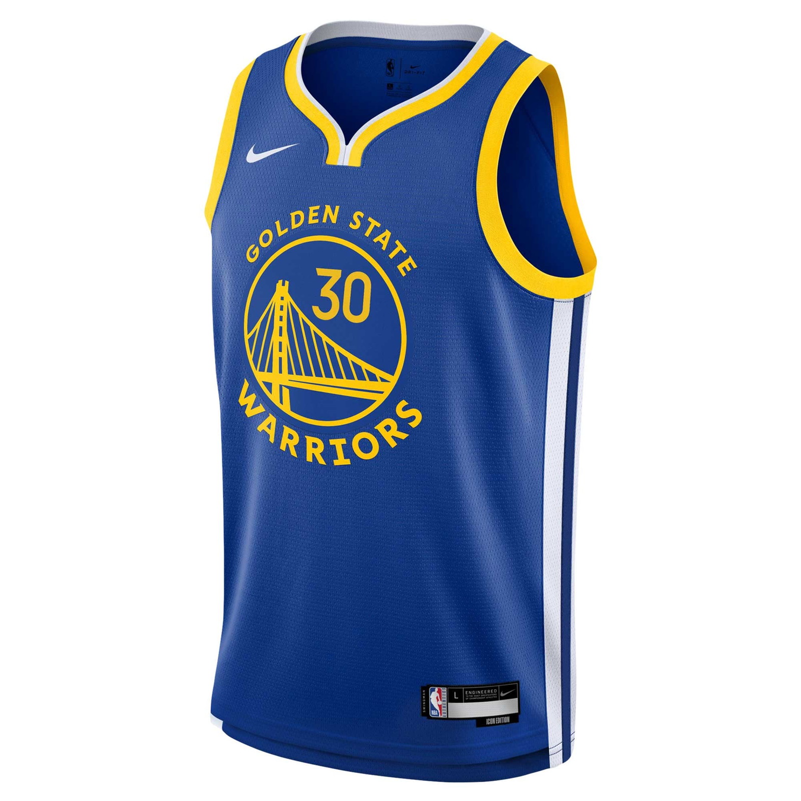 Stephen Curry Golden State Warriors Youth Swingman Jersey Icon Edition Royal - front view