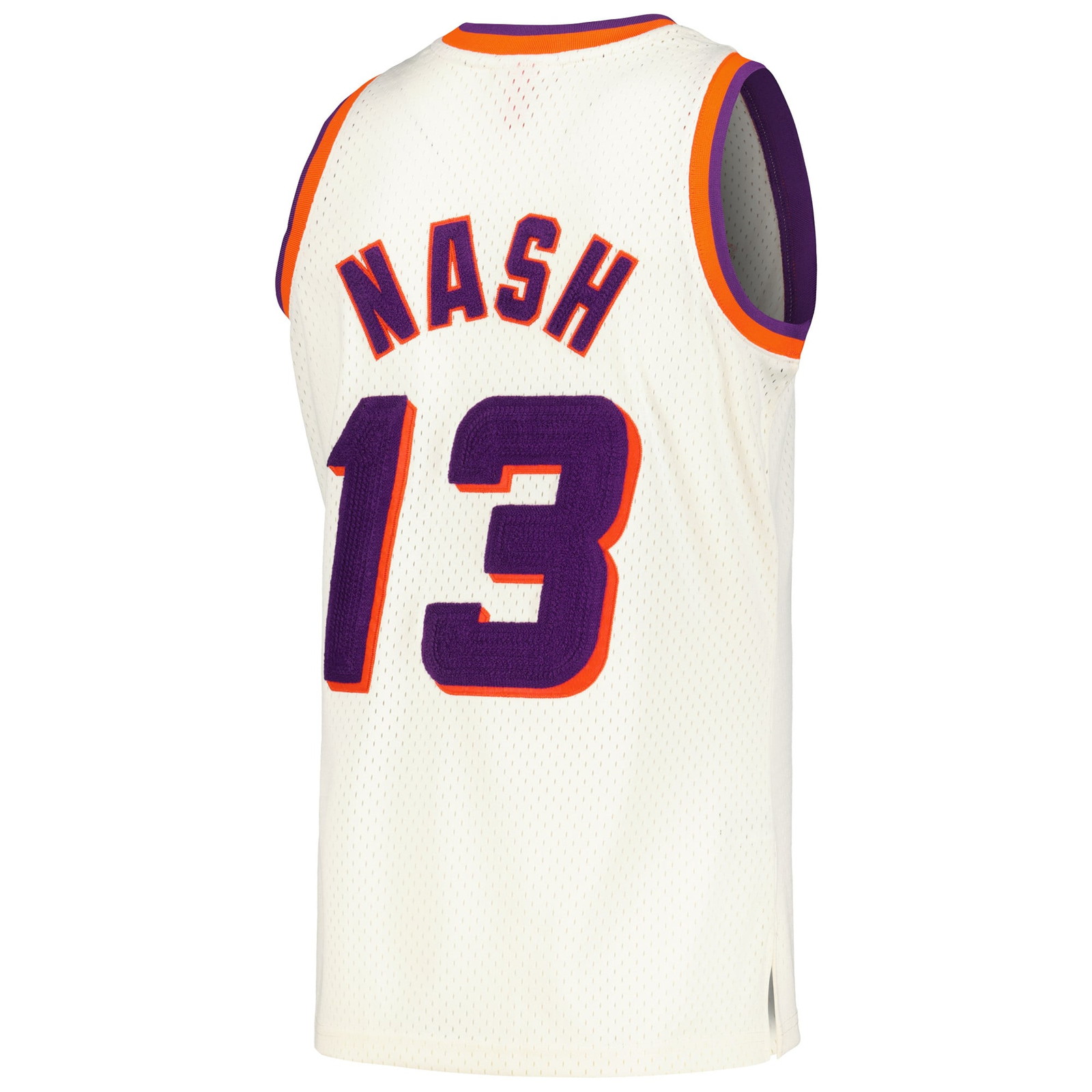 Steve Nash Phoenix Suns Chainstitch Swingman Jersey Cream - back view