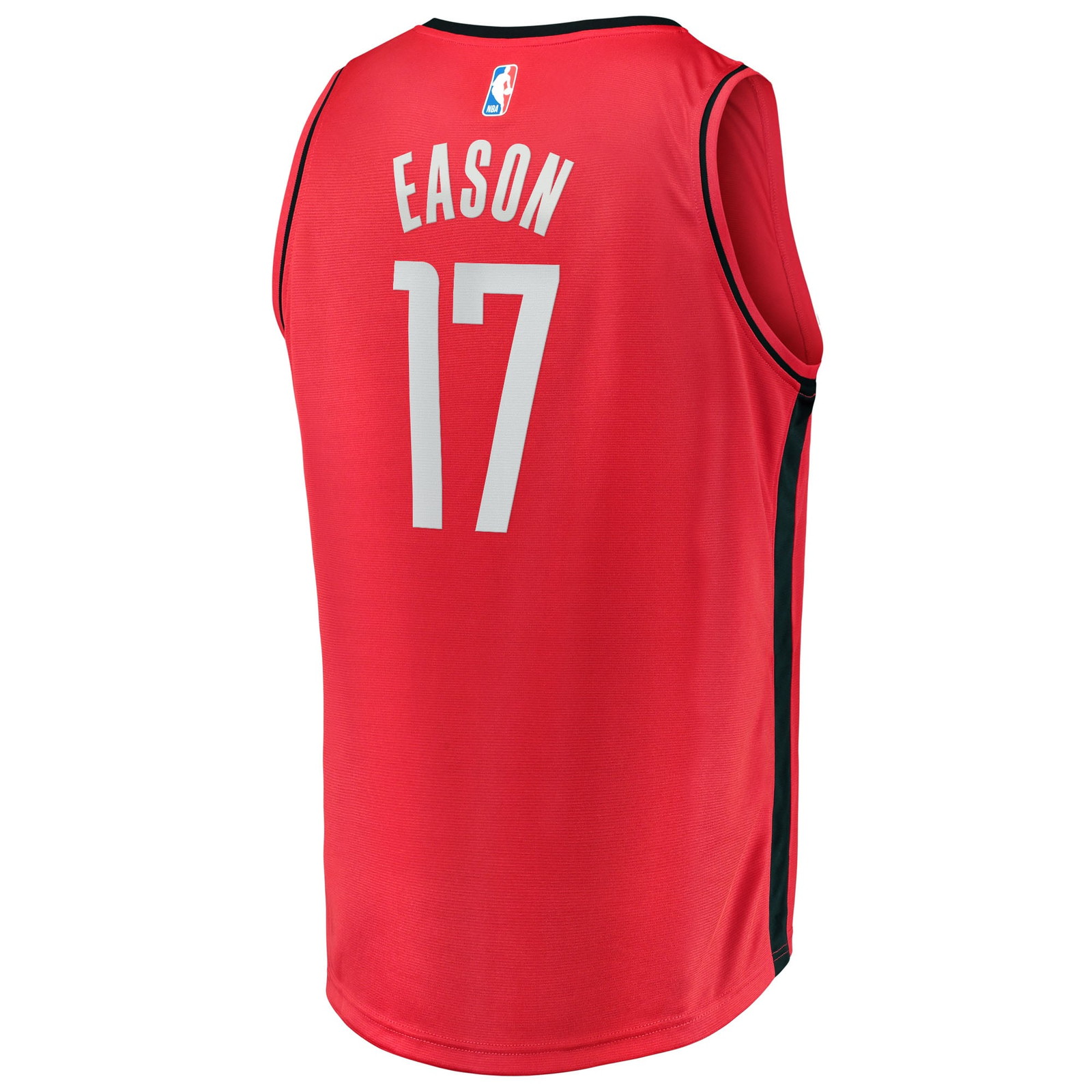 Tari Eason Houston Rockets Fast Break Fan Version Player Jersey Icon Edition Red - back view