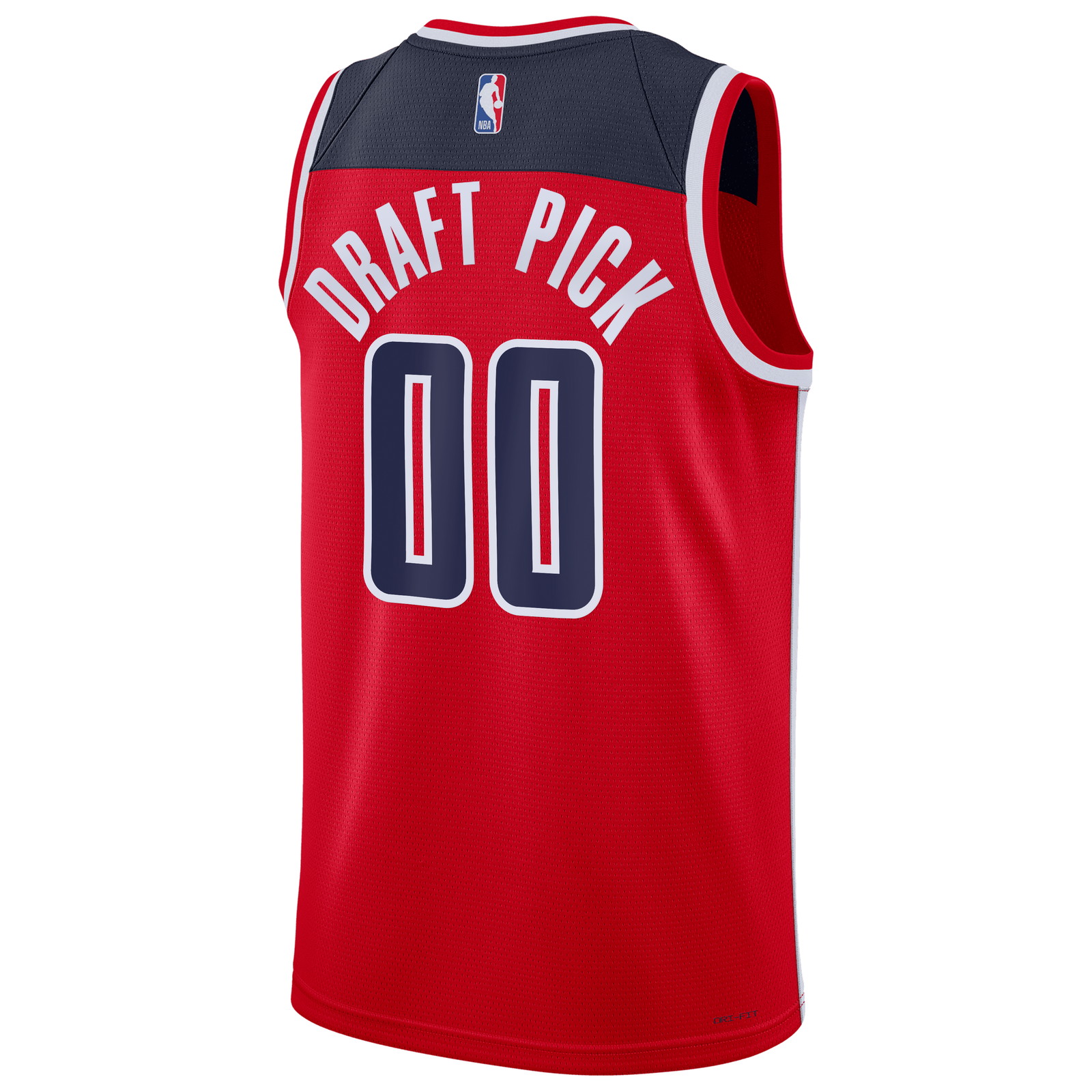 TBD Washington Wizards Youth 2026 NBA Draft First Round Pick Swingman Player Jersey - back view