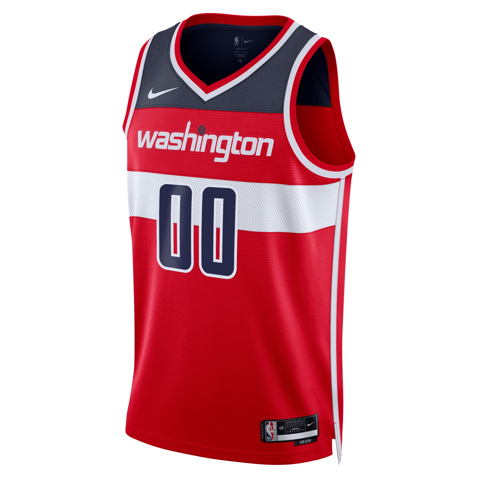 TBD Washington Wizards Youth 2026 NBA Draft First Round Pick Swingman Player Jersey - front view