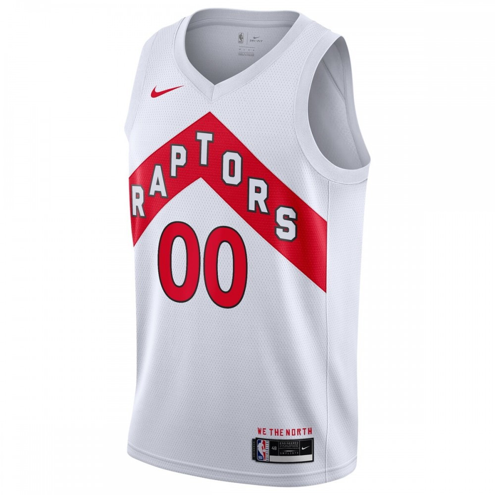 Toronto Raptors 2020/21 Swingman Custom Jersey Association Edition White - second front view
