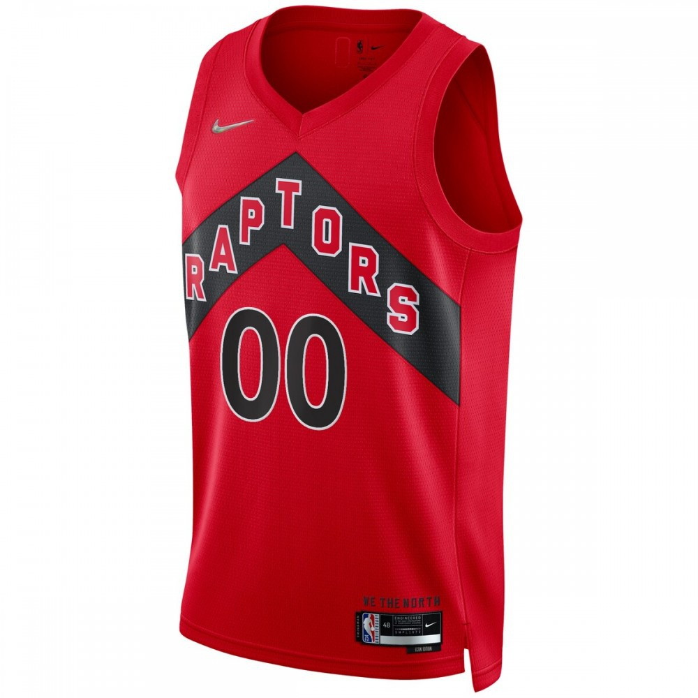Toronto Raptors 2021/22 Diamond Swingman Custom Jersey Icon Edition Red - second front view