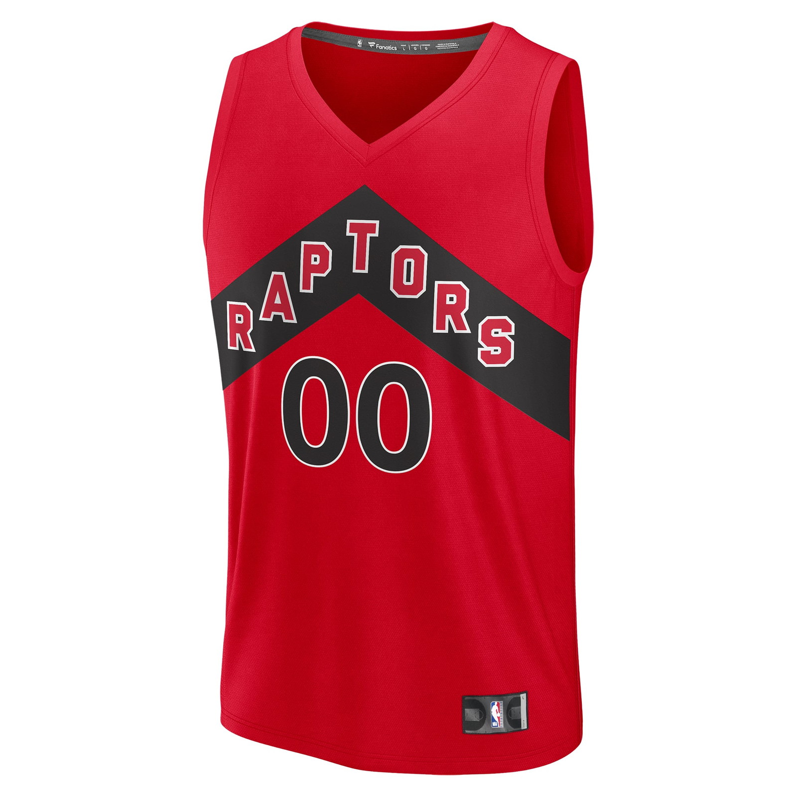 Toronto Raptors Fast Break Custom Jersey Icon Edition Red - front view