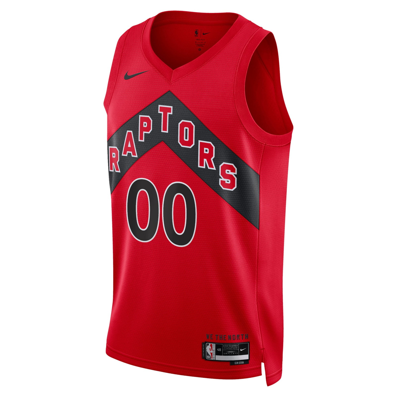 Toronto Raptors Unisex Swingman Custom Jersey Red Icon Edition - front view