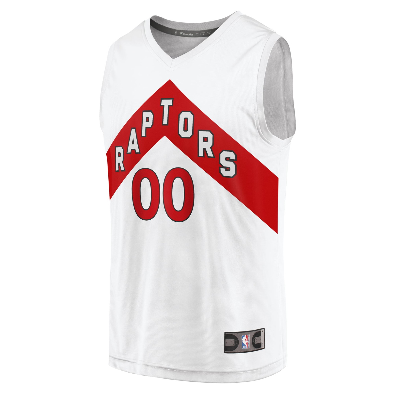 Toronto Raptors Fast Break Custom Fan Version Jersey Association Edition White - front view