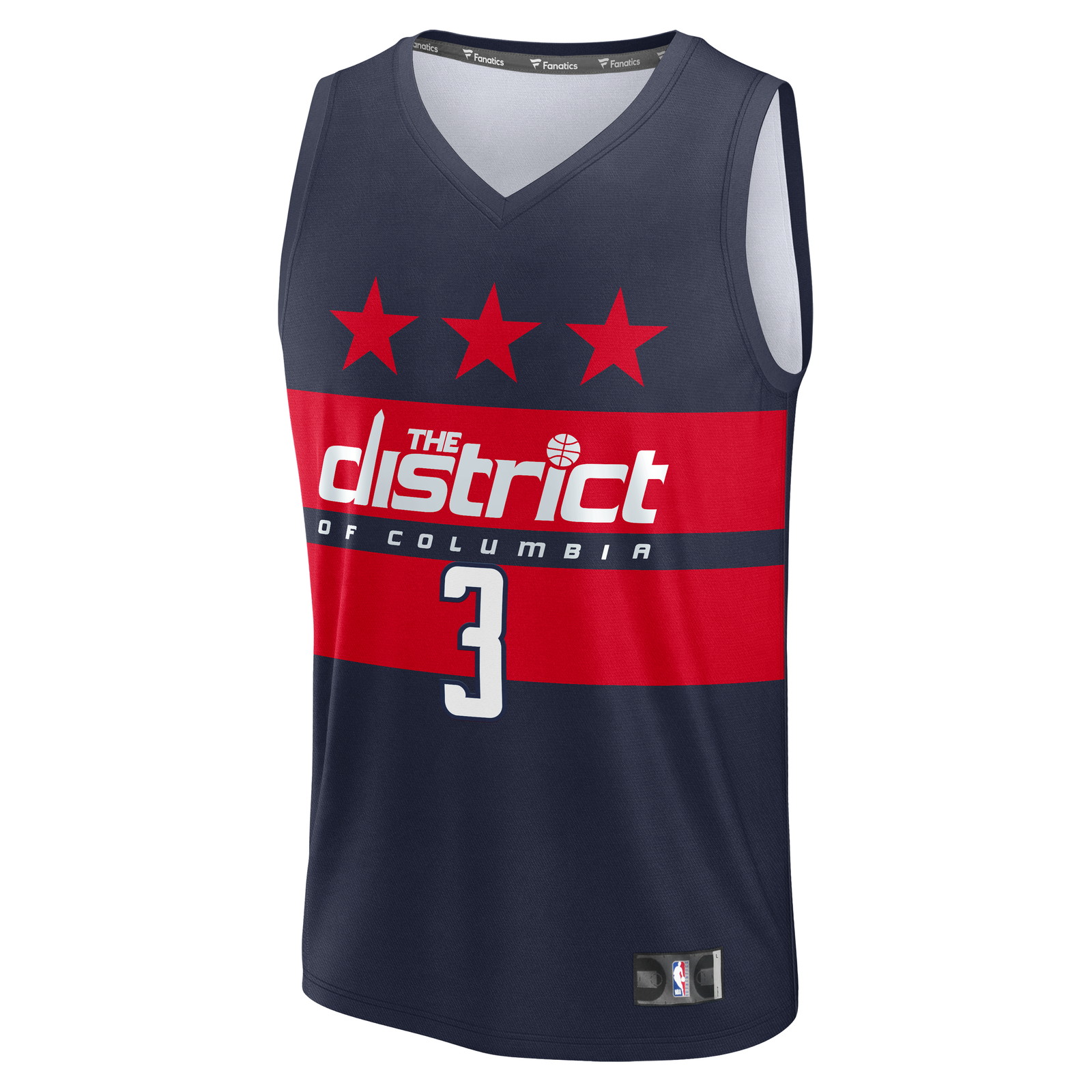 Trae Young Washington Wizards Fast Break Statement Edition Navy - front view