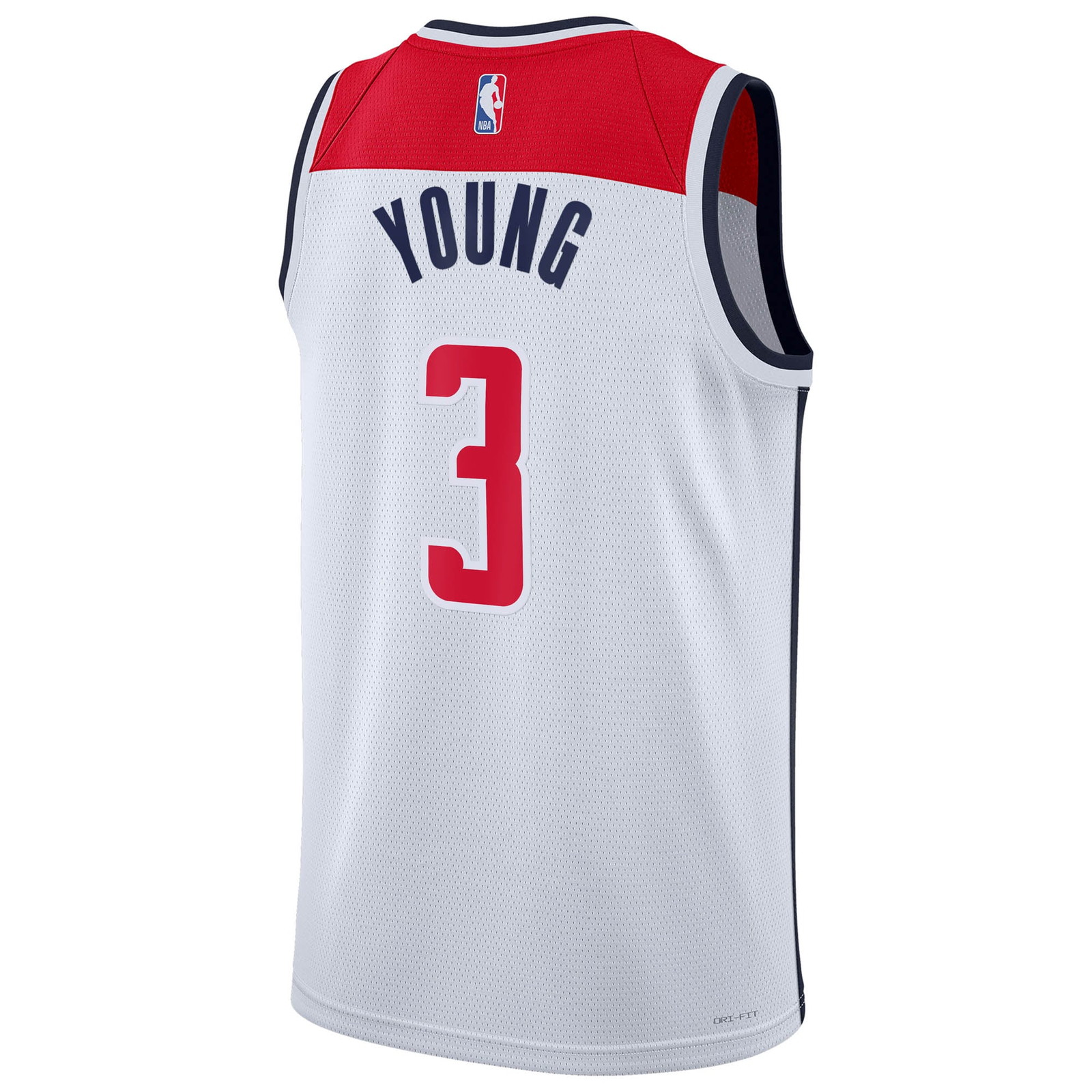 Trae Young Washington Wizards Unisex Swingman Jersey Association Edition White - back view