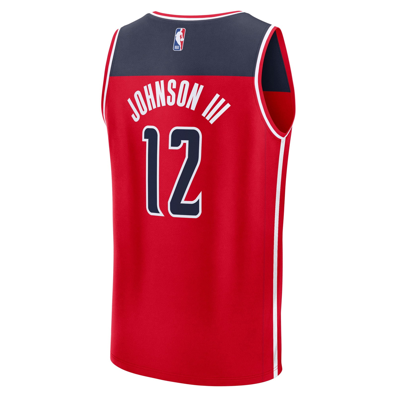 Tre Johnson III Washington Wizards Youth 2025 NBA Draft First Round Pick Fast Break Fan - back view