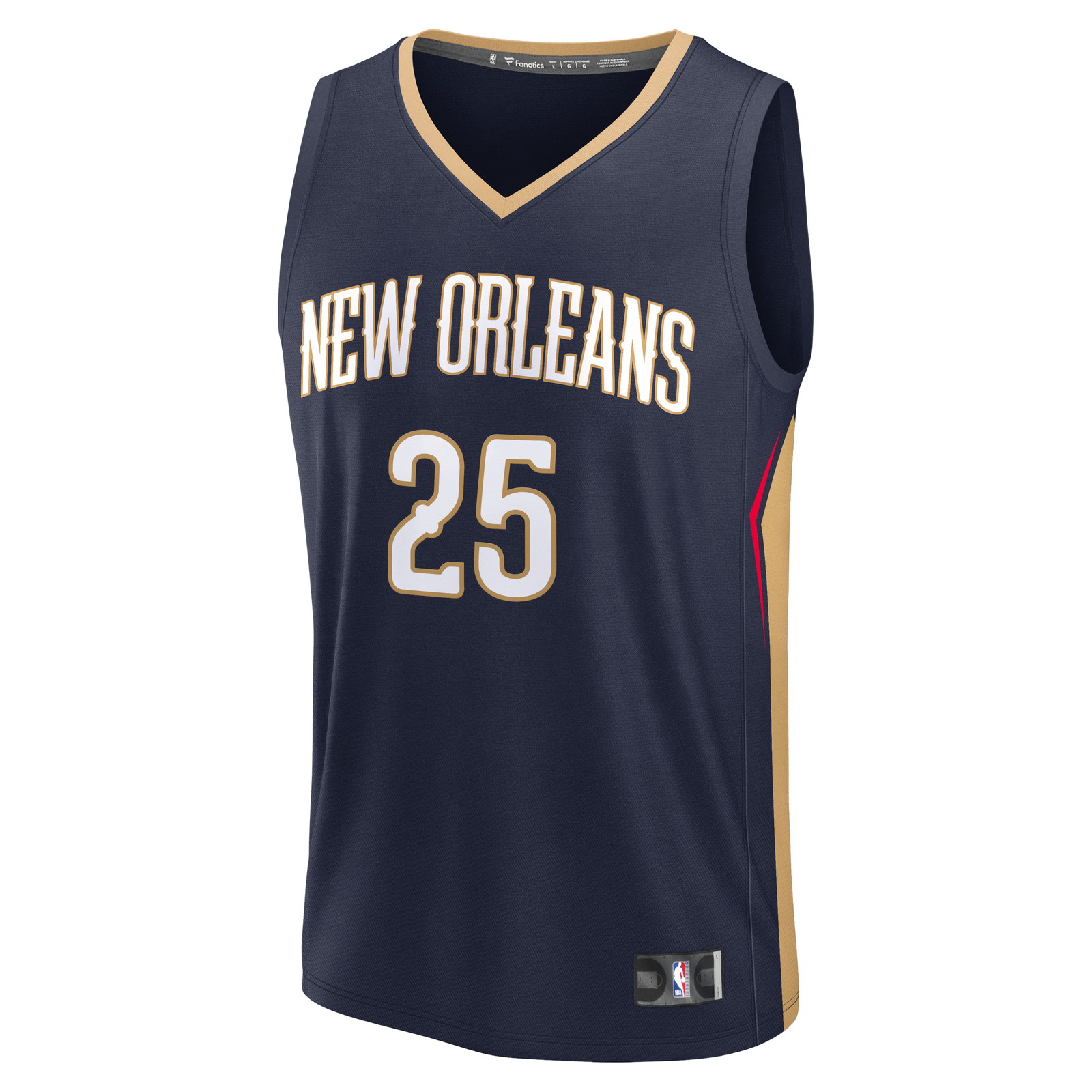 Trey Murphy III New Orleans Pelicans Fast Break Fan Version Jersey Navy Icon Edition - front view