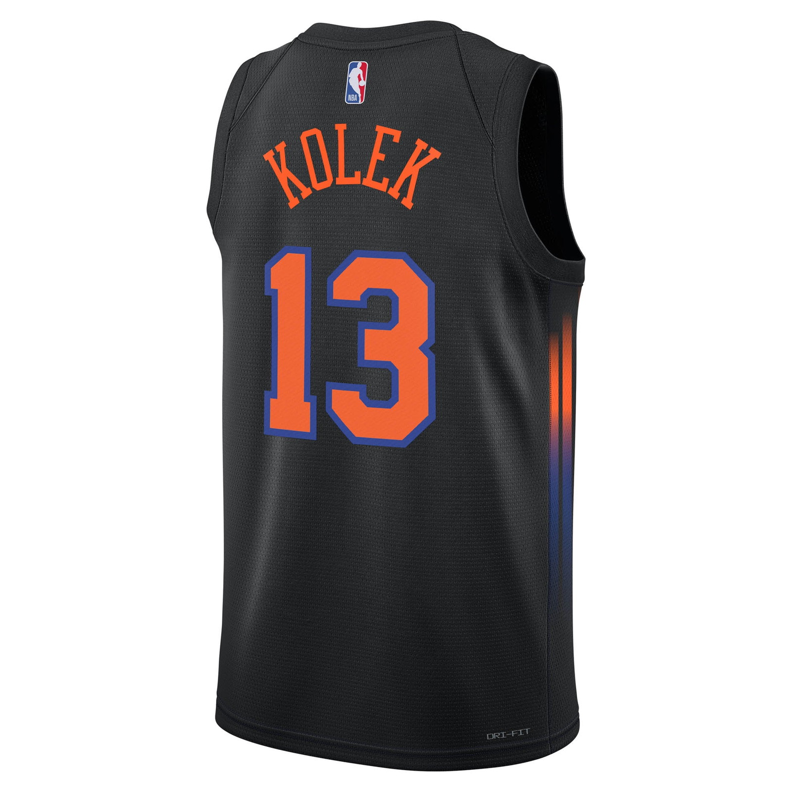 Tyler Kolek New York Knicks Unisex Swingman Jersey Statement Edition Black - back view