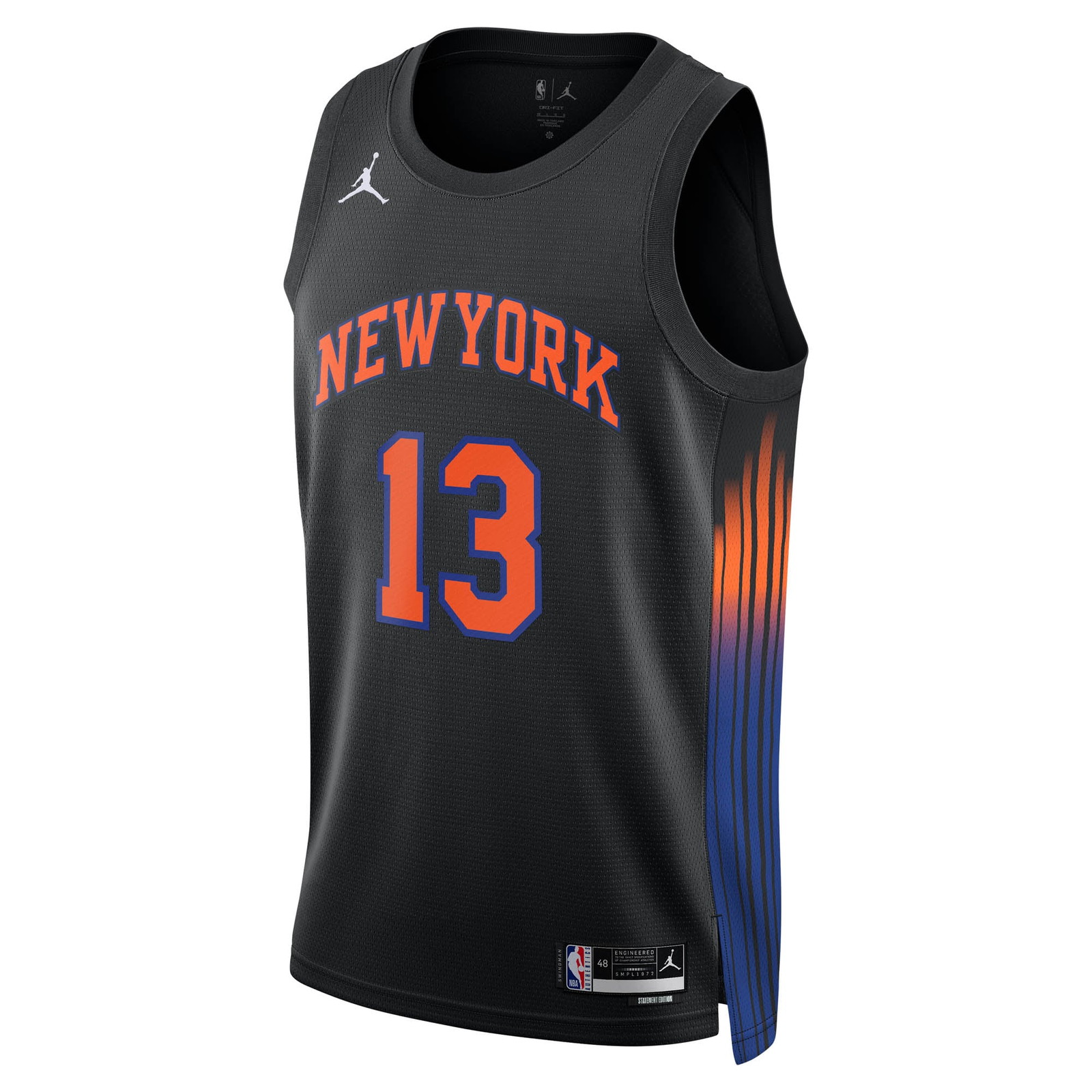 Tyler Kolek New York Knicks Unisex Swingman Jersey Statement Edition Black - front view