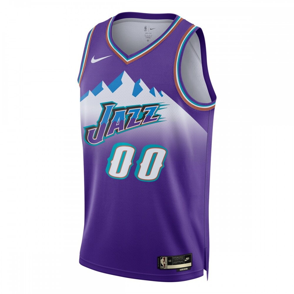 Utah Jazz Unisex 2022/23 Custom Swingman Jersey Classic Edition Purple - second front view