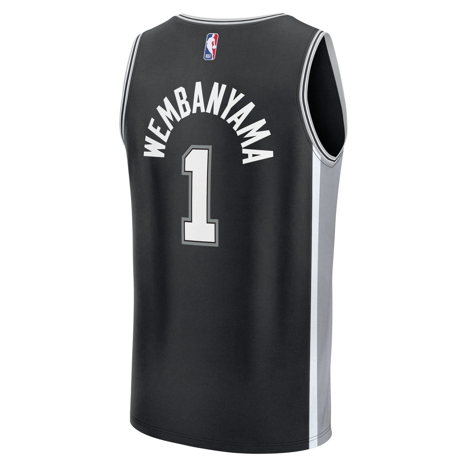 Victor Wembanyama San Antonio Spurs Fast Break Fan Version Player Jersey Icon Edition - back view