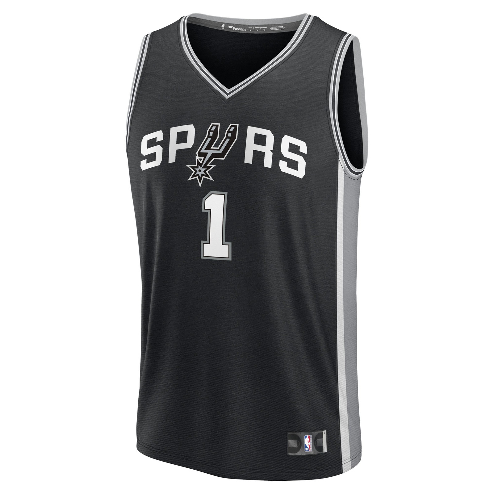 Victor Wembanyama San Antonio Spurs Fast Break Fan Version Player Jersey Icon Edition - front view