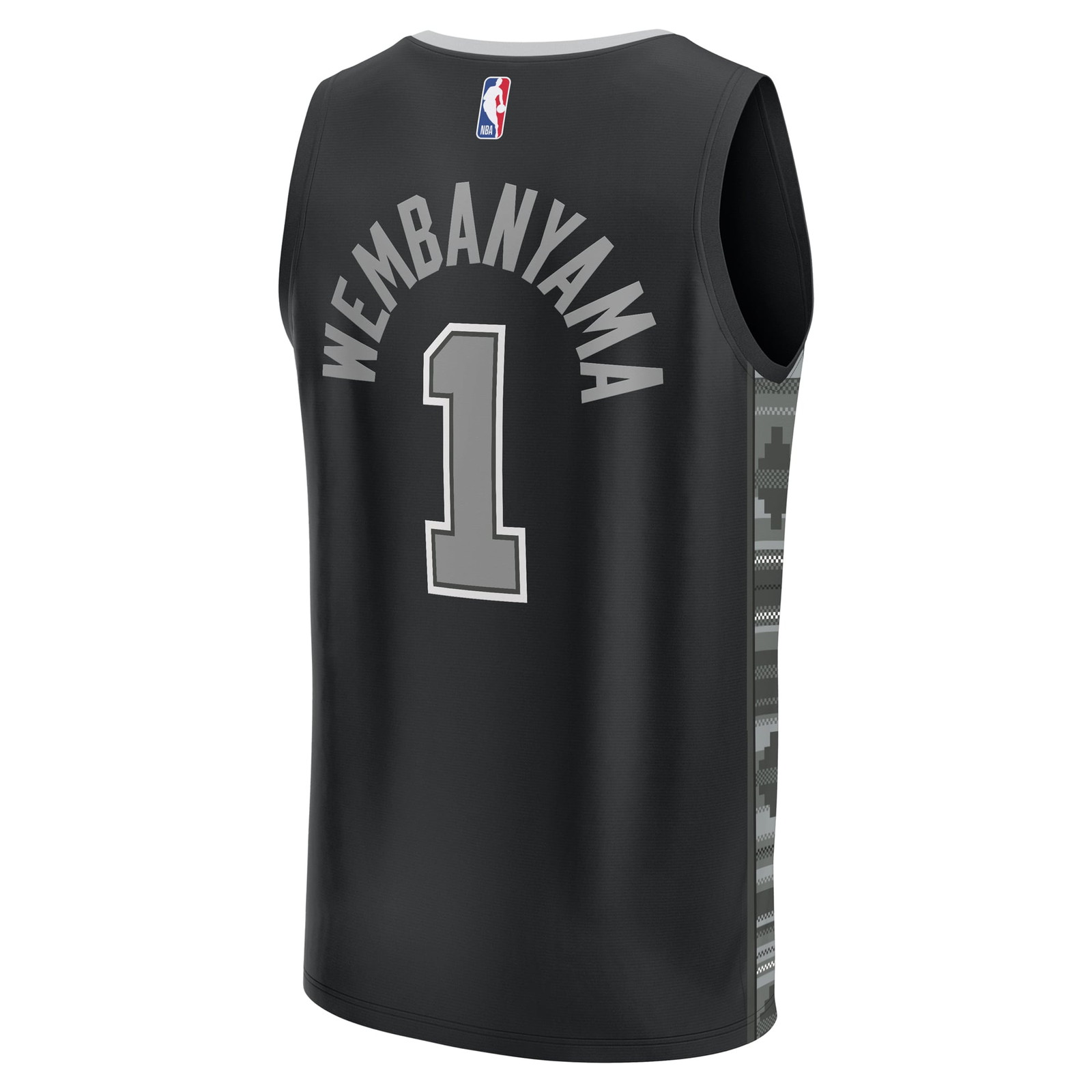 Victor Wembanyama San Antonio Spurs Fast Break Fan Version Player Jersey Statement - back view