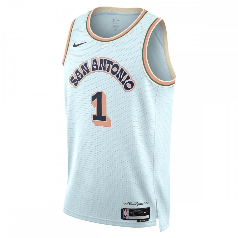 Victor Wembanyama San Antonio Spurs Unisex 2024/25 Swingman Player Jersey City - second front view
