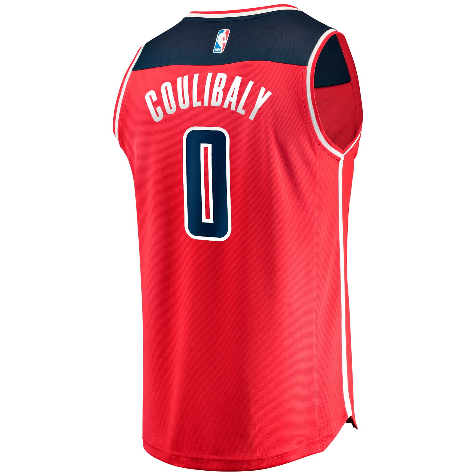Washington Wizards Fast Break Fan Version Jersey Icon Edition Red - back view