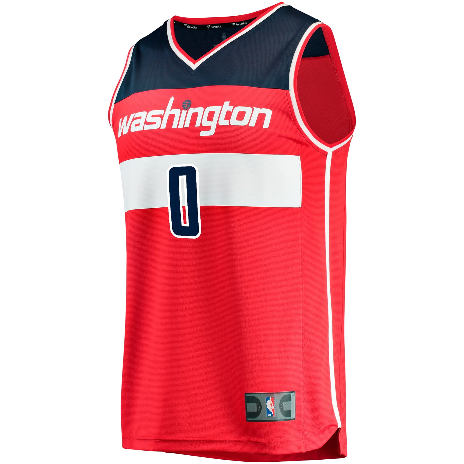 Washington Wizards Fast Break Fan Version Jersey Icon Edition Red - front view