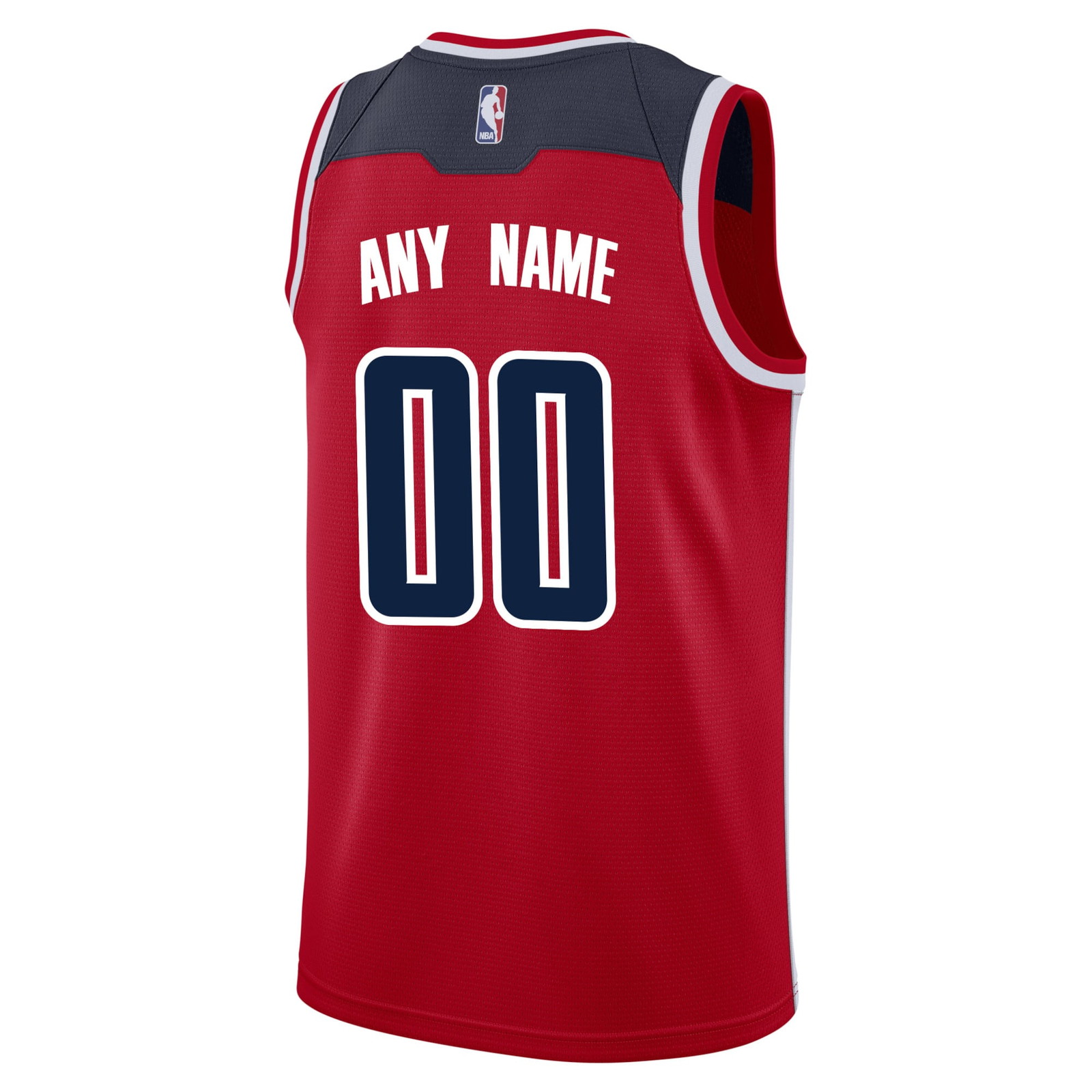 Washington Wizards Swingman Custom Jersey Red Icon Edition - back view