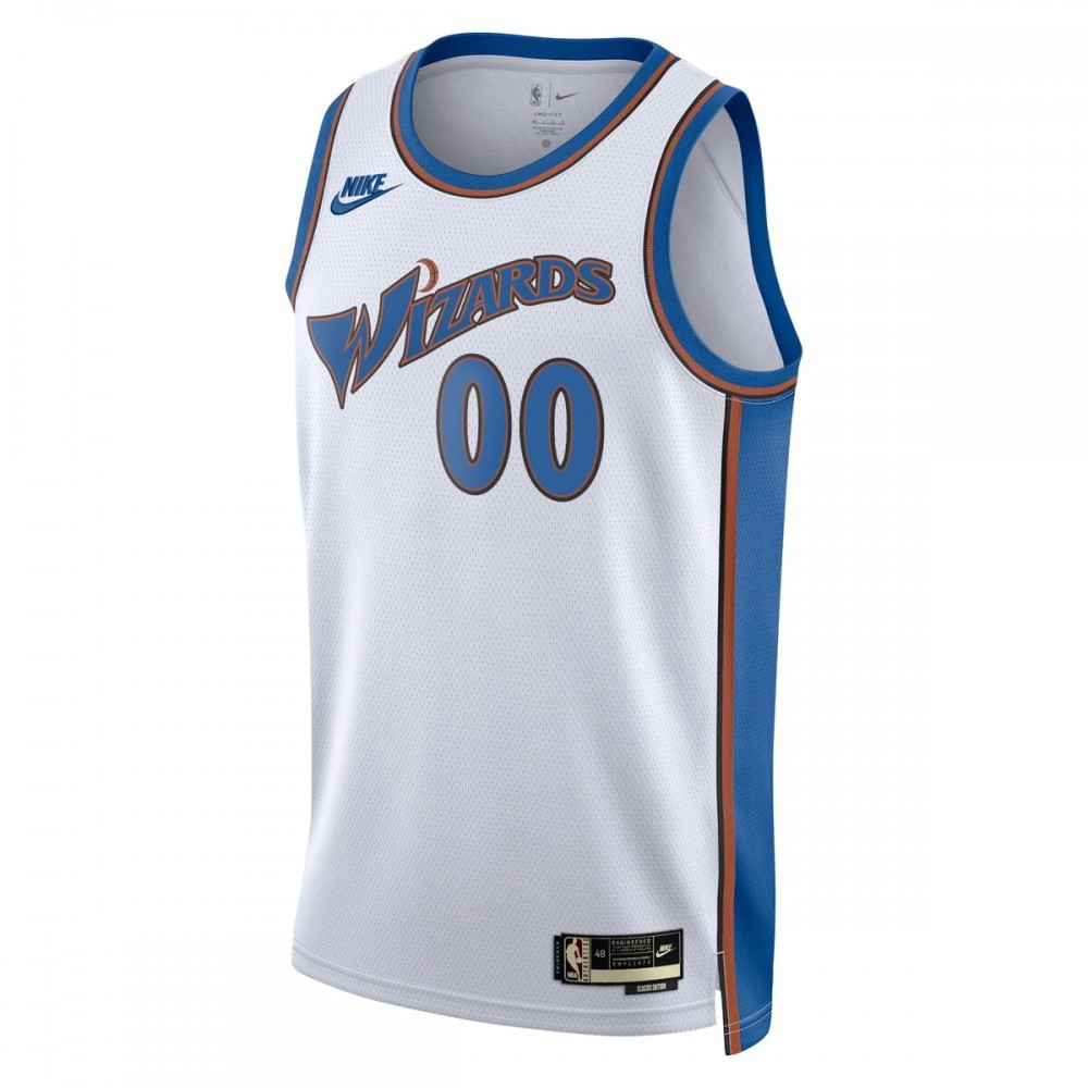 Washington Wizards Unisex 2022/23 Custom Swingman Jersey Classic Edition White - second front view