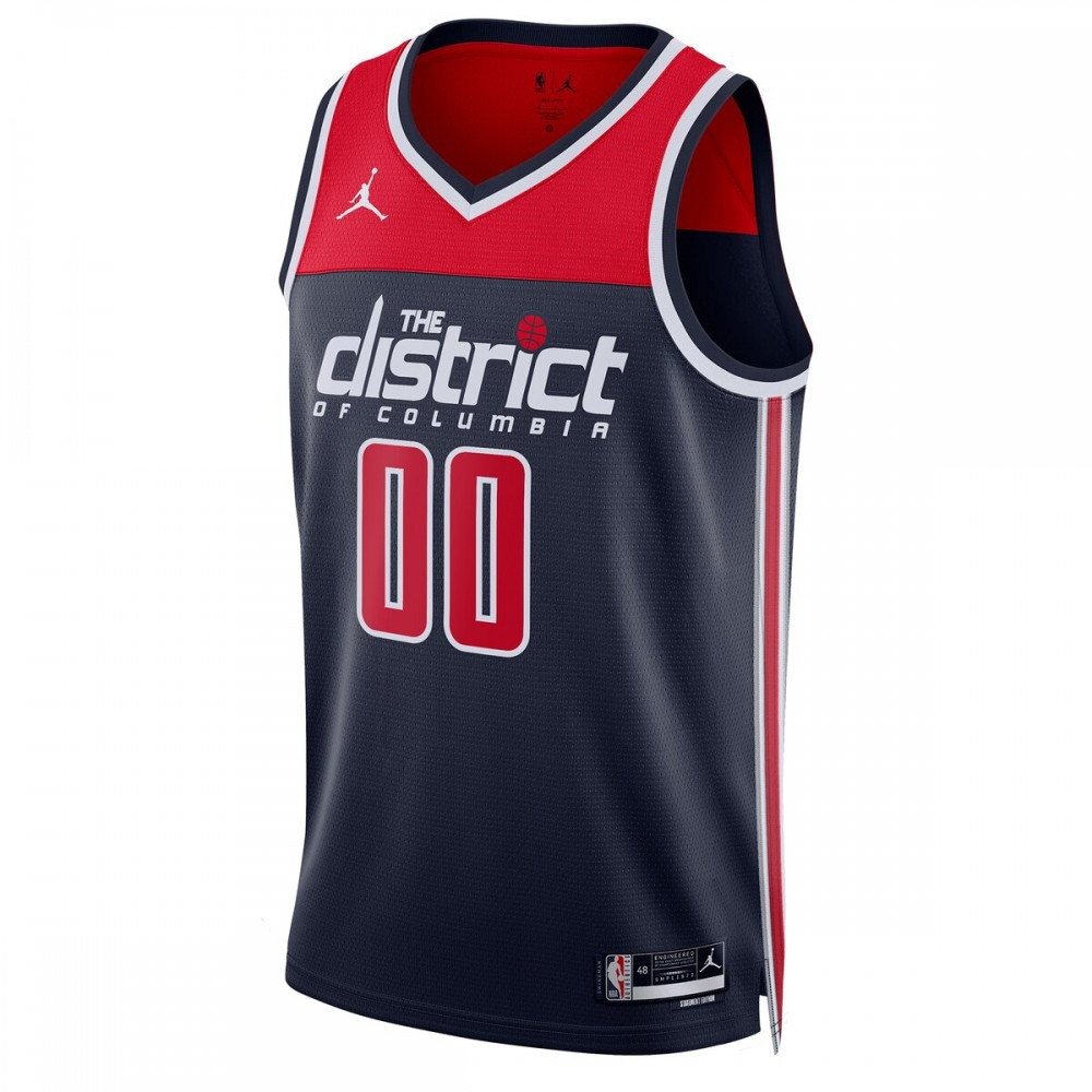 Washington Wizards Unisex 2022/23 Swingman Custom Jersey Statement Edition Navy - second front view