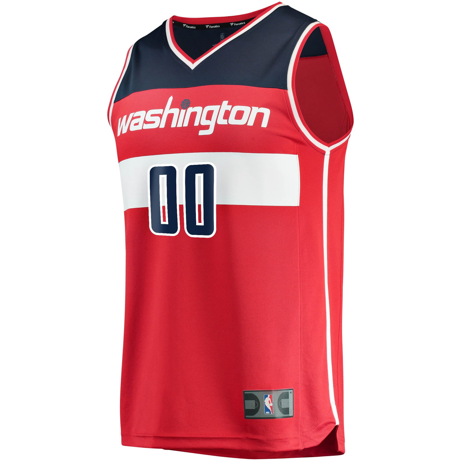 Washington Wizards Fast Break Custom Fan Version Jersey Red Icon Edition - front view