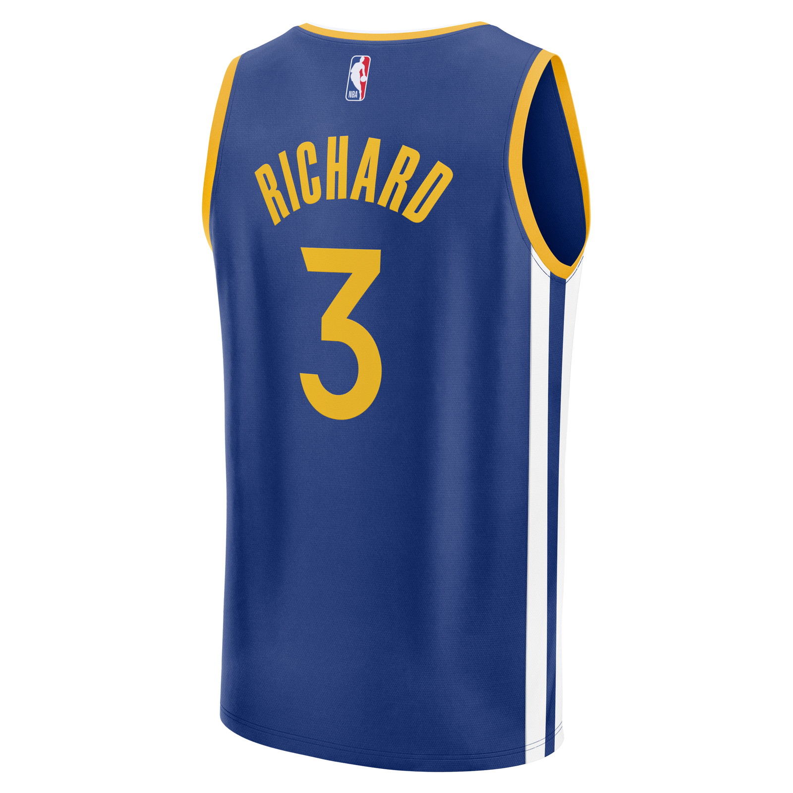 Will Richard Golden State Warriors Fast Break Fan Version Jersey Blue Icon Edition - back view