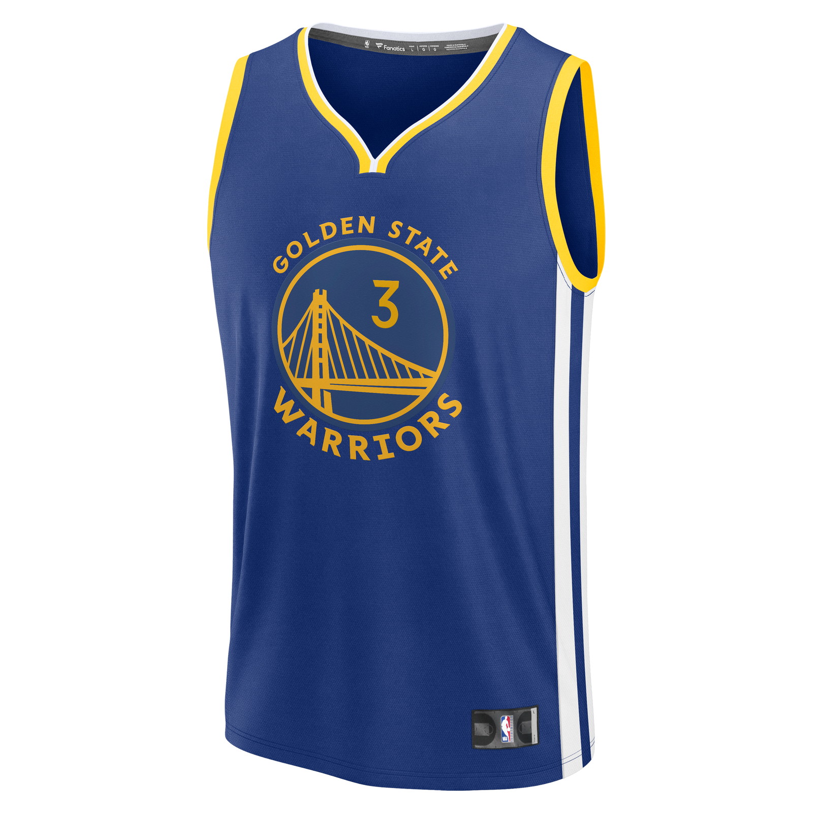 Will Richard Golden State Warriors Fast Break Fan Version Jersey Blue Icon Edition - front view