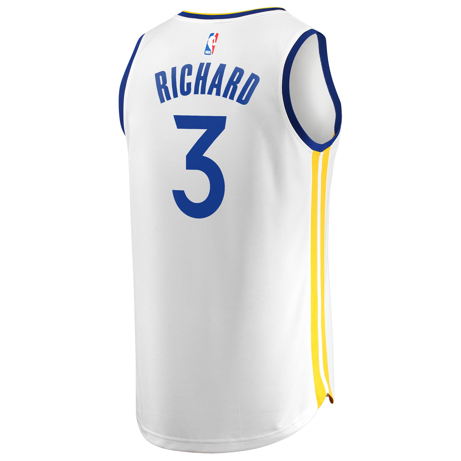 Will Richard Golden State Warriors Fast Break Fan Version Player Jersey Association - back view