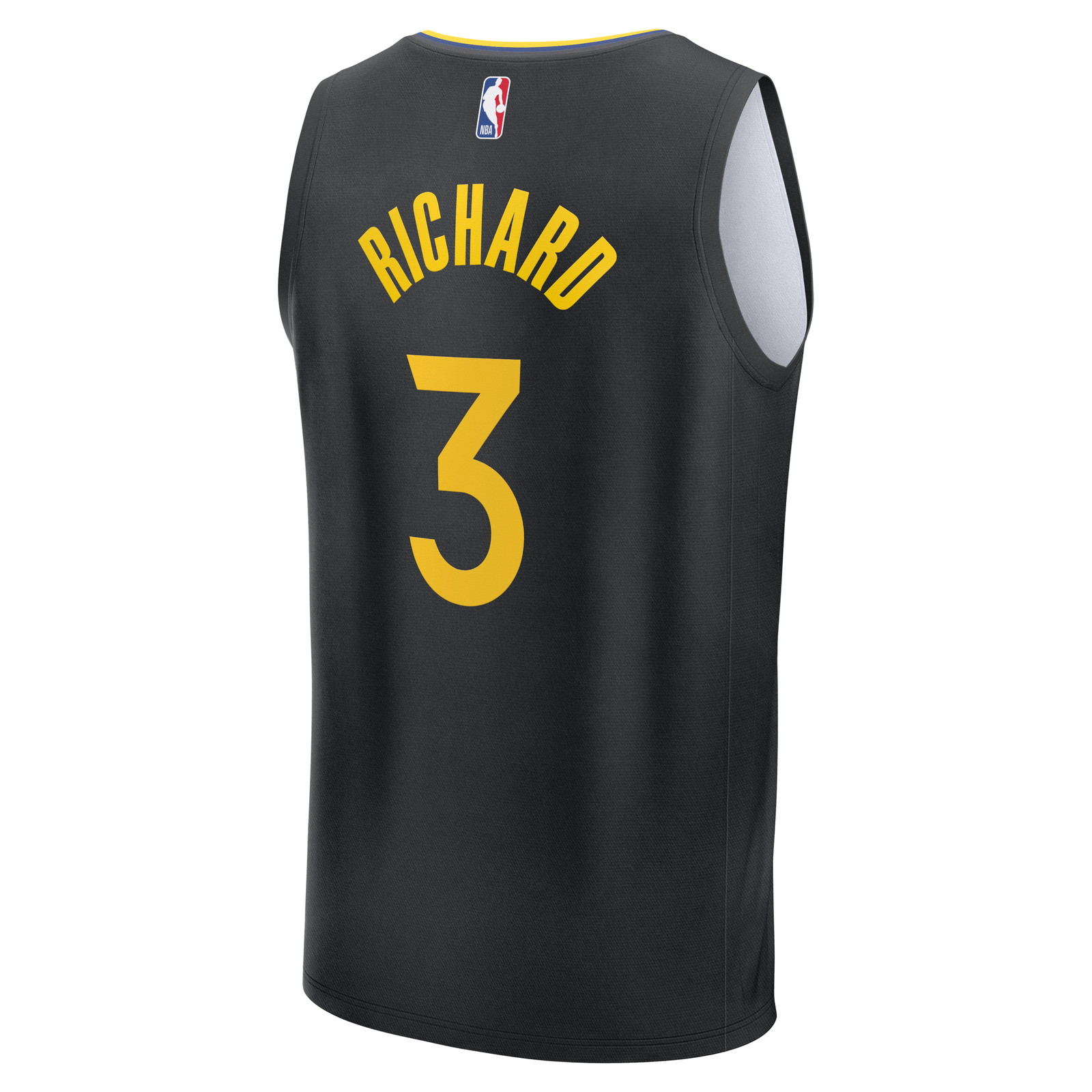 Will Richard Golden State Warriors Fast Break Fan Version Player Jersey Statement - back view