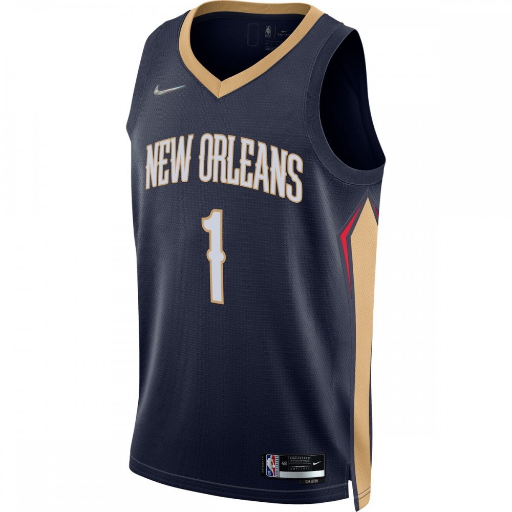 Zion Williamson New Orleans Pelicans 2021/22 Diamond Swingman Jersey Icon - second front view
