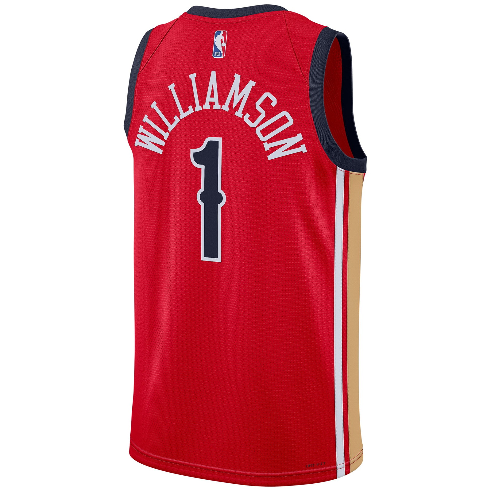 Zion Williamson New Orleans Pelicans Unisex Swingman Jersey Statement Edition Red - back view