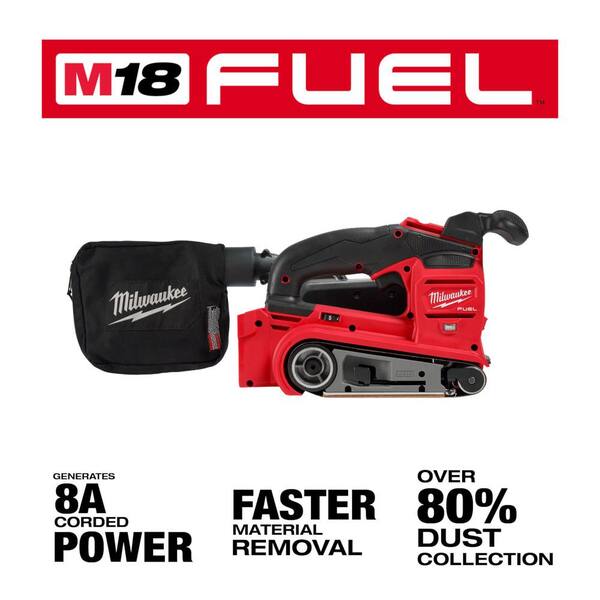Milwaukee 2832-20 M18 FUEL 18-Volt Lithium-Ion Cordless Belt Sander (Tool-Only) - 2