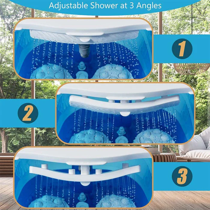 Eletriclife Portable All-In-One Heated Foot Spa Bath Motorized Massager