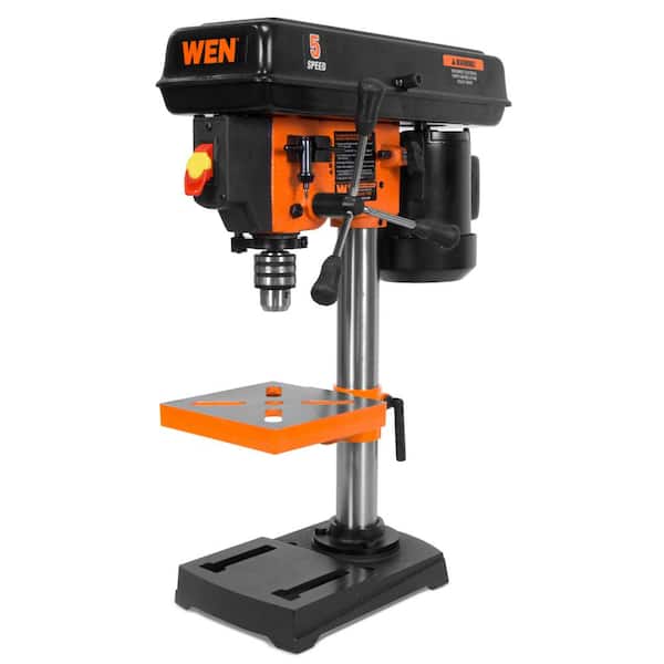 WEN 4206T 2.3-Amp 8 in. 5-Speed Cast Iron Benchtop Drill Press with 1/2 in. Chuck Capacity - 1