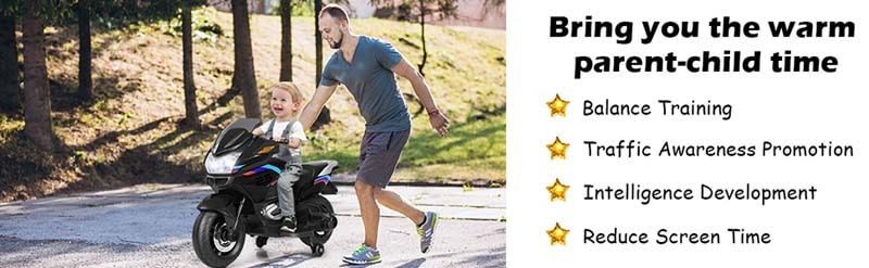 Eletriclife 12V Kids Ride On Motorcycle Electric Motor Bike