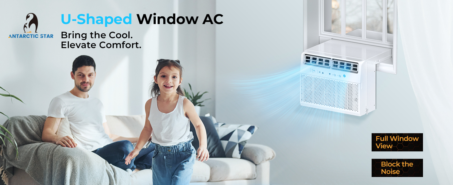 U Shaped Window Air Conditioner