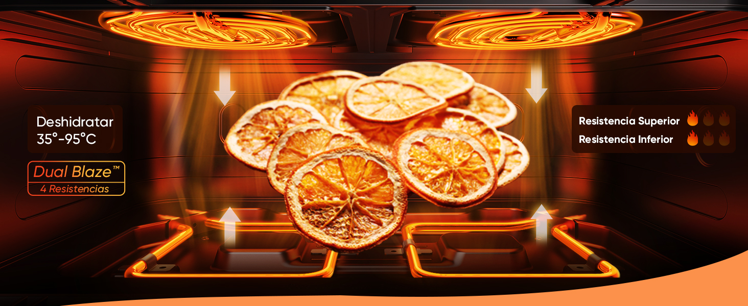 Rebanadas decorativas iluminadas de color naranja montadas en la pared que crean un efecto de iluminación ambiental, que se muestran en una secuencia sobre un fondo oscuro.