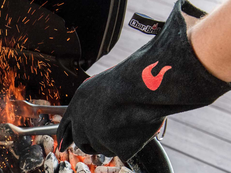 Grillhandschuhe aus Leder