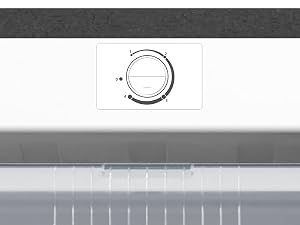 una pantalla digital de un aparato de cocina.