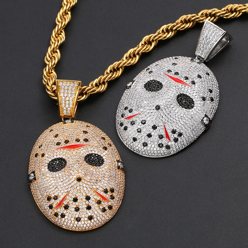 horror puppet style pendant full display dark fashion jewelry design