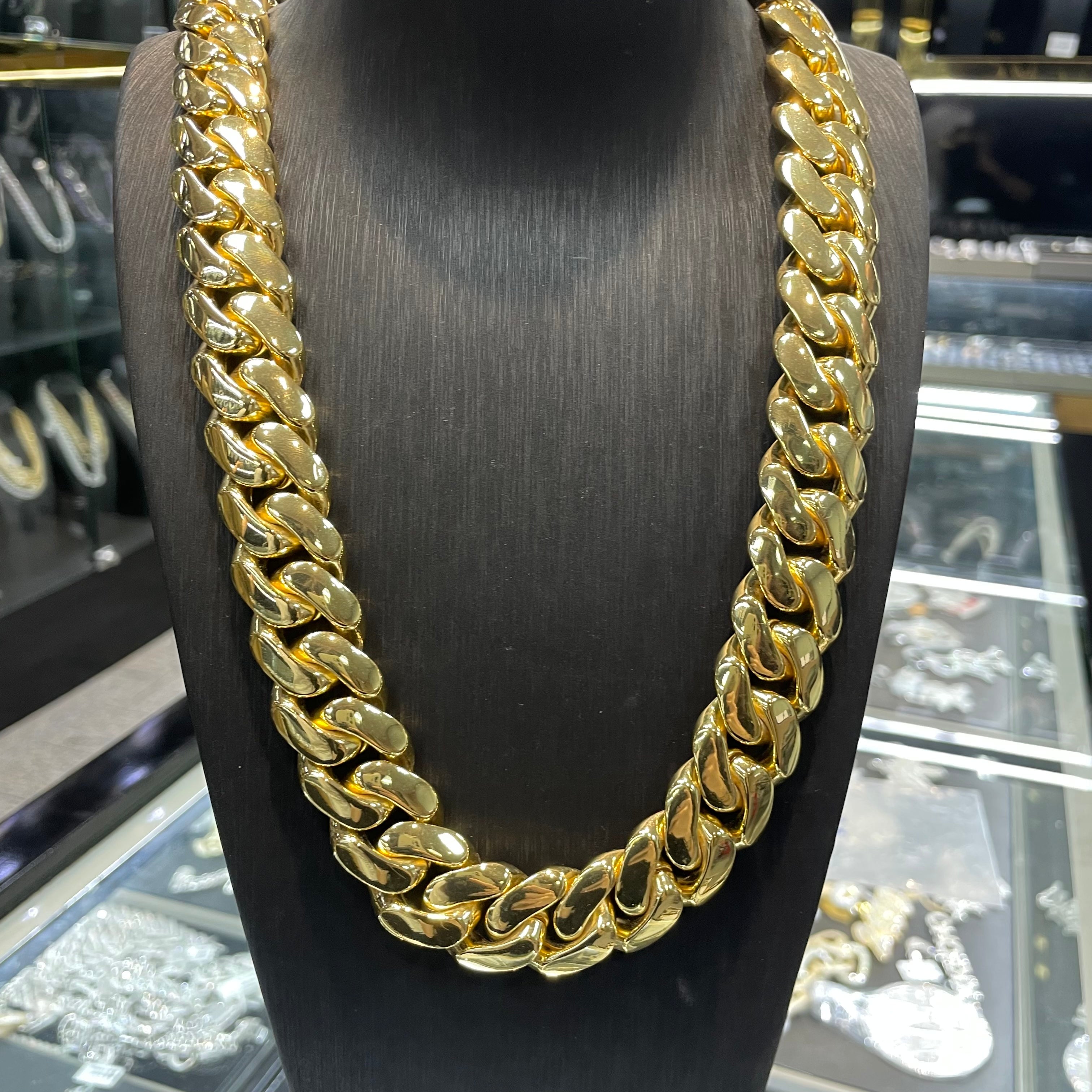 22mm Miami Cuban Link Chain Bracelet