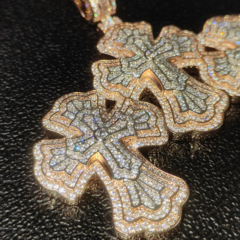 Triple Cross Pendant – Hip Hop Bling Jewelry