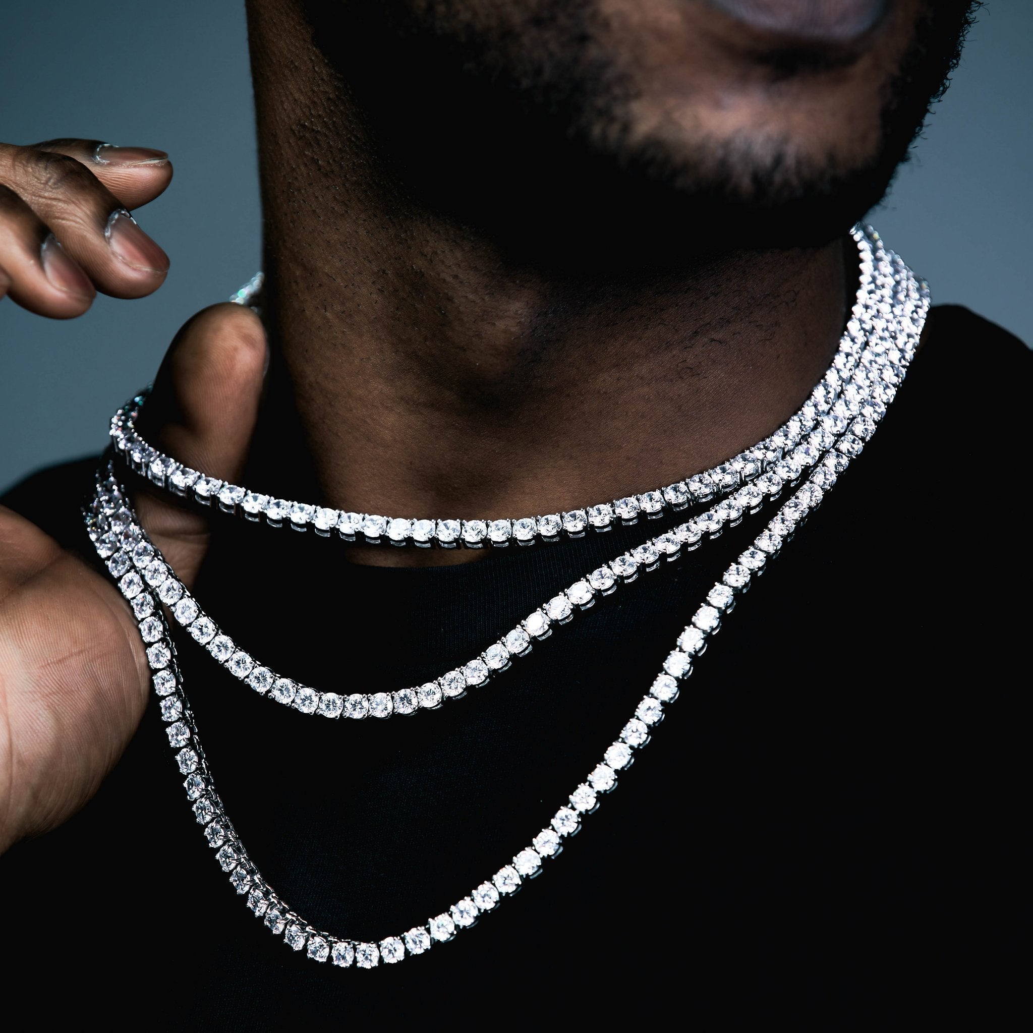 6mm Moissanite Diamond Tennis Chain