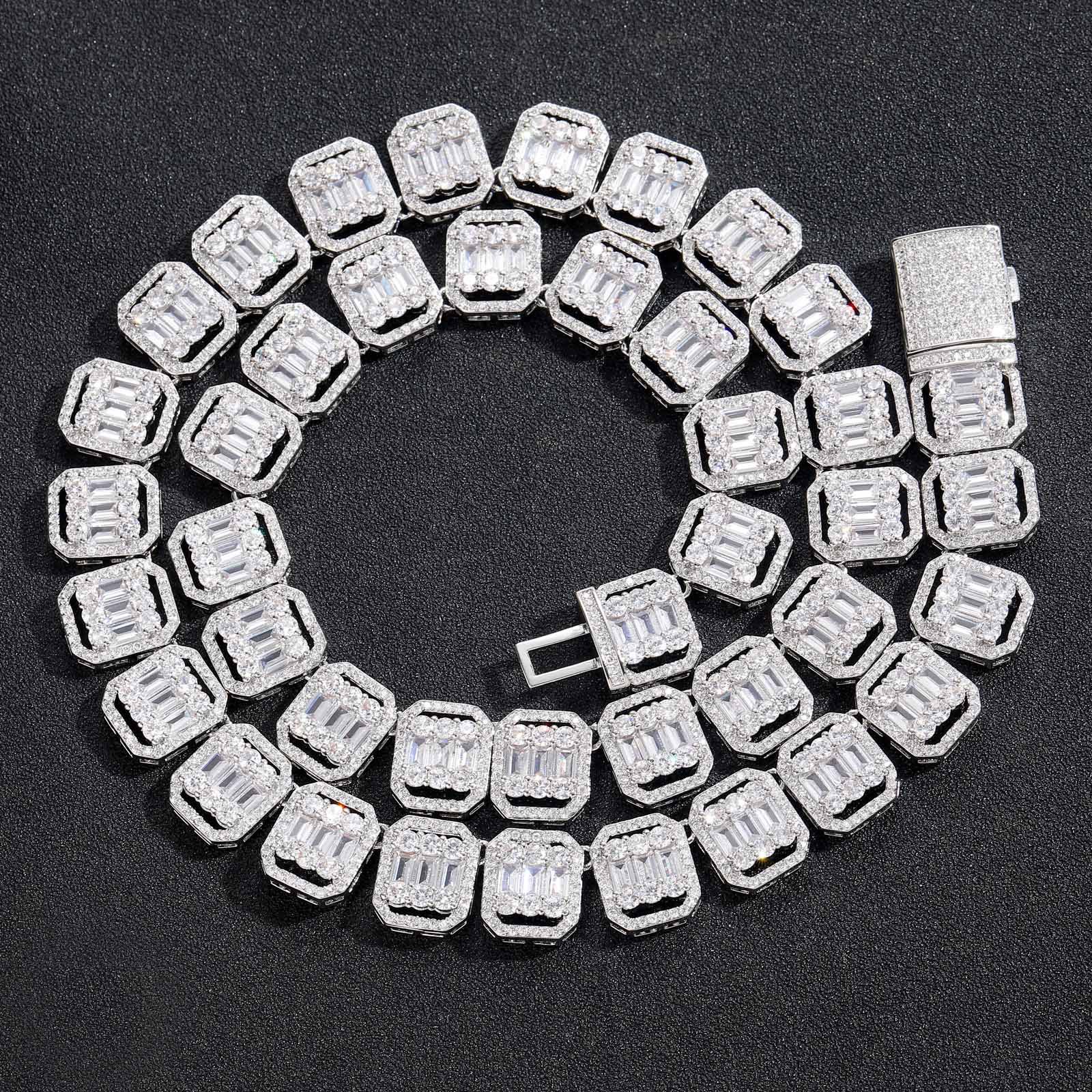13mm Baguette Rapper Chain