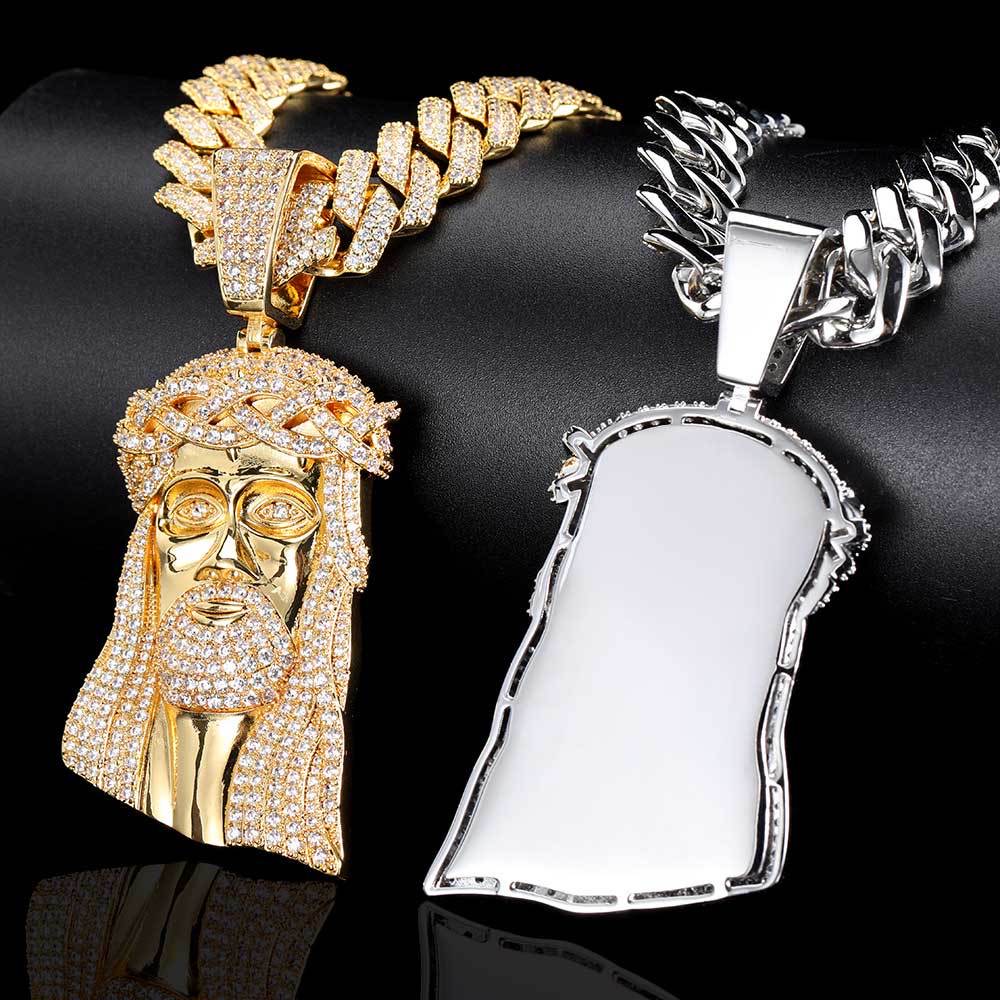 925S & VVS Moissanite Jesus Figure Pendant